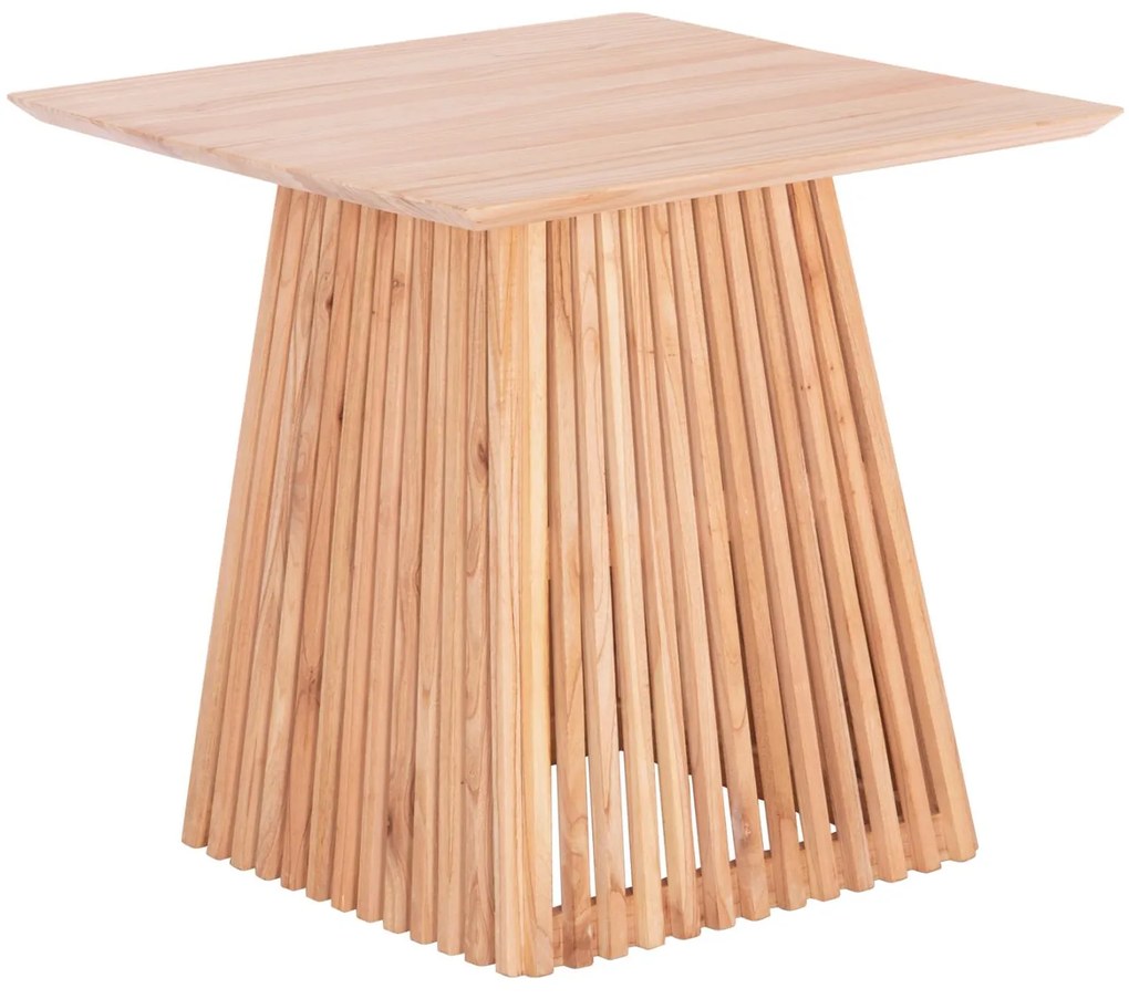 Τραπέζι τραπεζαρίας FRANTZ C9458.01 Τετράγωνο Μασίφ MINDI Ξύλο Φυσικό 80,5x80,5x78,5Y εκ. 80.5x80.5x78.5 εκ.