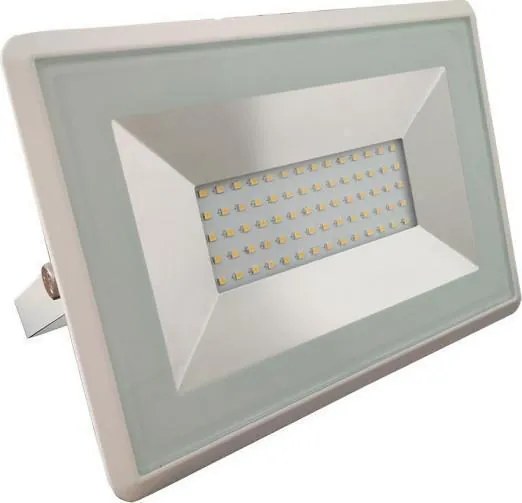 V-TAC Στεγανός Προβολέας IP65 Ισχύος 50W με Φυσικό Λευκό Φως 3000K σε Λευκό χρώμα (SKU5961)