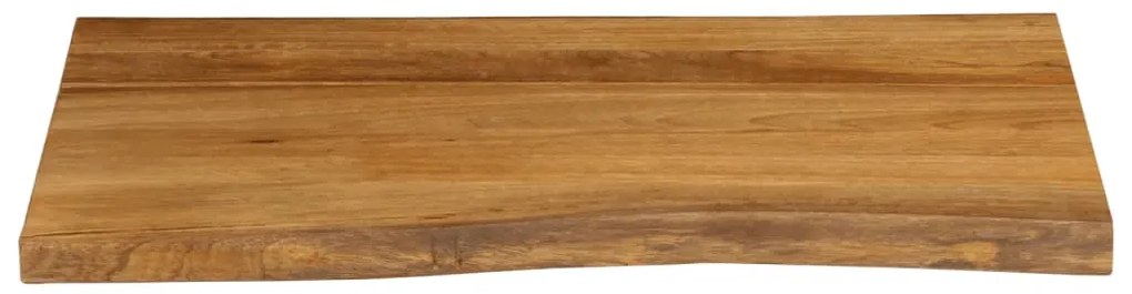 vidaXL Επιφάνεια Τραπεζιού 70x60x2,5 εκ. Live Edge Μασίφ Ξύλο Μάνγκο