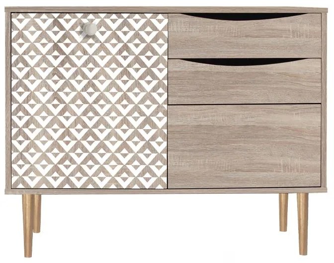 Κομότα Home Fylliana Sonoma 90x39.5x75 εκ. 90x39.5x75 εκ.