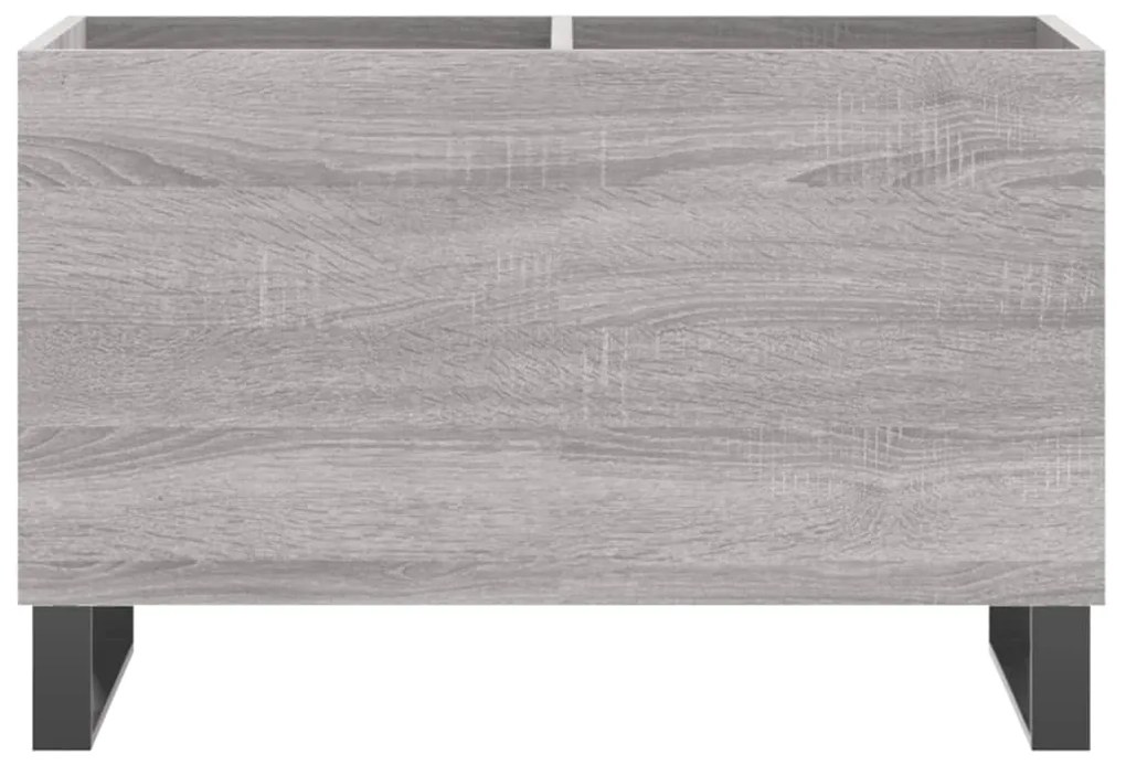vidaXL Δισκοθήκη Γκρι Sonoma 74,5 x 38 x 48 εκ. από Επεξεργασμένο Ξύλο