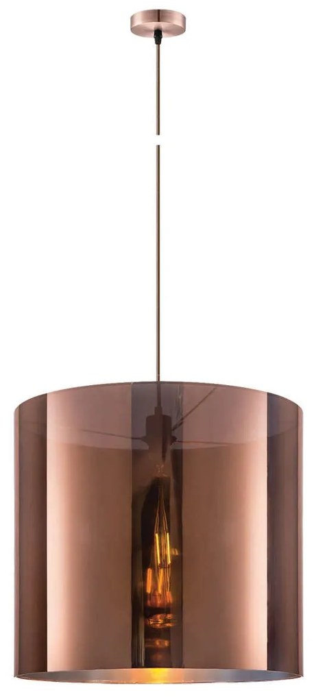 Φωτιστικό Οροφής Φ50X45 Copper VK/03165/COP/5045 VKLed Metal