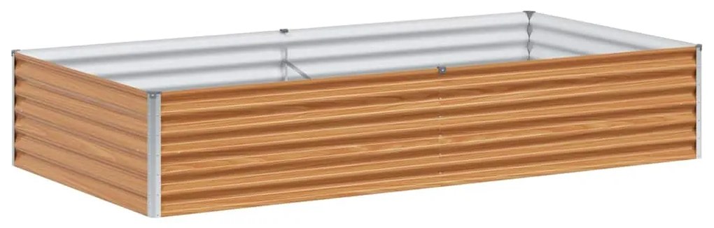 vidaXL Υπερυψωμένη Ζαρντινιέρα 195 x 100 x 36 εκ Επικαλυμμένος Χάλυβας