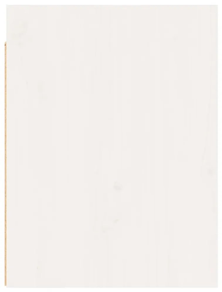 Ντουλάπι Τοίχου Λευκό 30 x 30 x 40 εκ. από Μασίφ Ξύλο Πεύκου - Λευκό