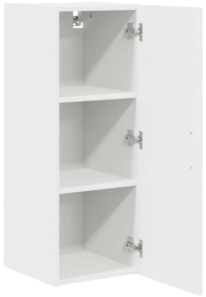 vidaXL Ντουλάπα Κουζίνας με αποθήκευση Kalmar Λευκό 30 x 31 x 80 εκ.