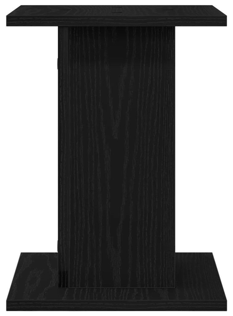 vidaXL Βάσεις Ηχείων 2 pcs Μαύρη δρυς 30 x 30 x 40 cm