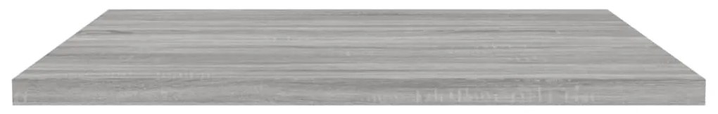 vidaXL Ράφια Τοίχου 4 τεμ. Γκρι Sonoma 40x50x1,5 εκ. Επεξεργ. Ξύλο