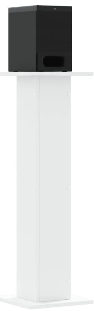 vidaXL Βάσεις Ηχείων 2 Τεμ. Λευκή 30x30x95 εκ. Επεξ. Ξύλο