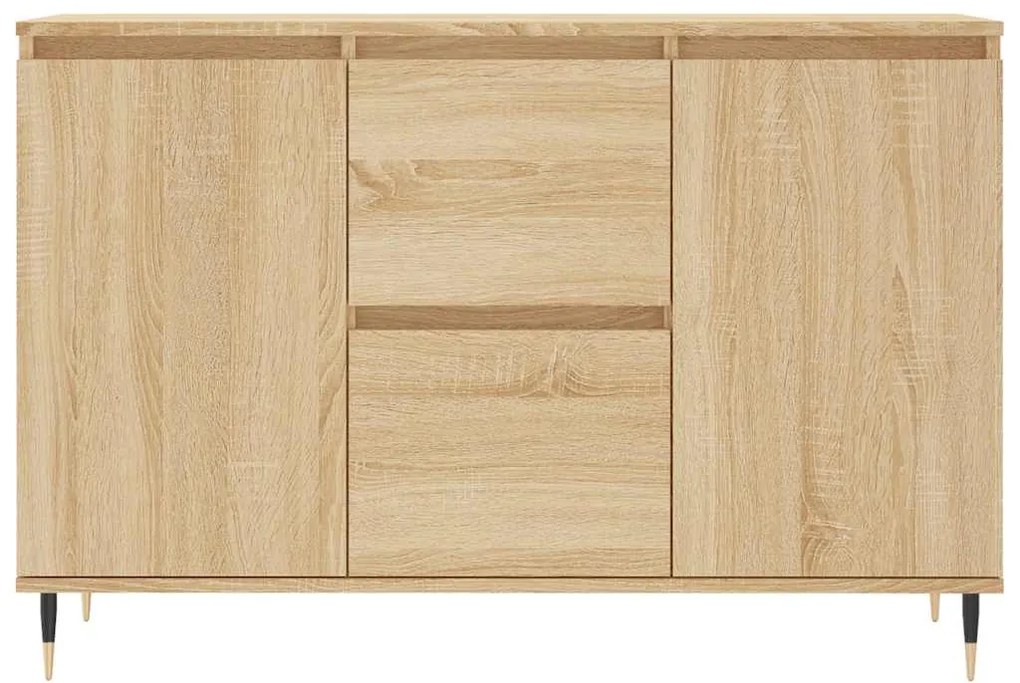 vidaXL Μπουφές Sonoma Δρυς 101,5 x 35 x 70 εκ. από Επεξεργασμένο Ξύλο