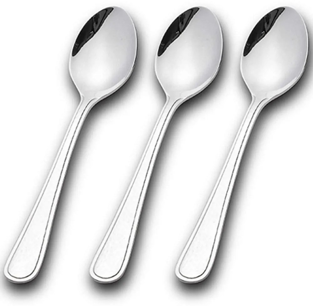 Κουταλάκια Γλυκού Siren (Σετ 3Τμχ) 10-121-033 20cm Inox Nava Stainless Steel