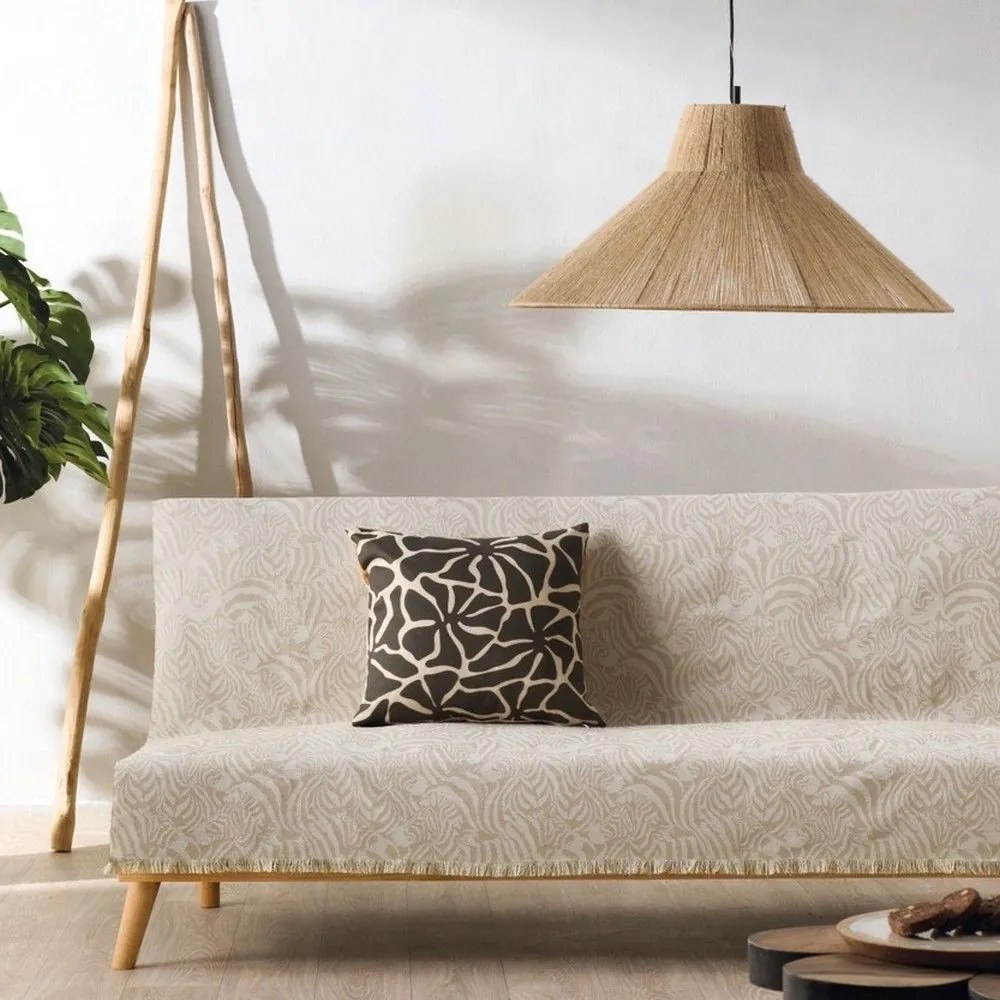 Ριχτάρι Zecora 12 Beige Kentia Διθέσιο 180x240cm Βαμβάκι-Πολυέστερ