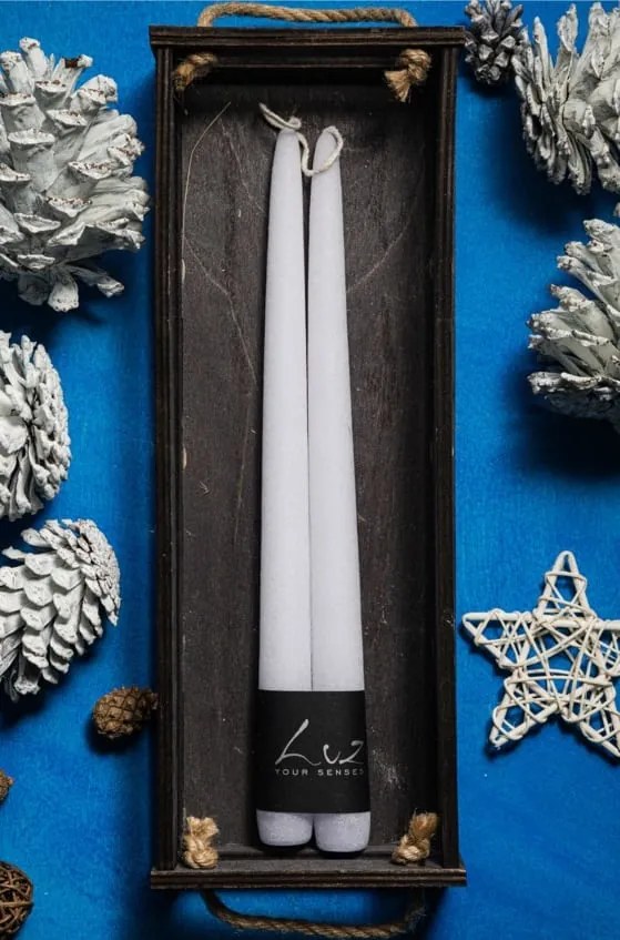 Taper Candle Eladro 30cm σετ 2 τεμαχίων Velvet - Luz your senses 305.10-10
