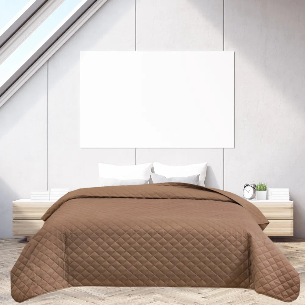 ΚΟΥΒΕΡΛΙ ΚΑΦΕ MICROFIBER 160X230 San Lorentzo 010039BROWN