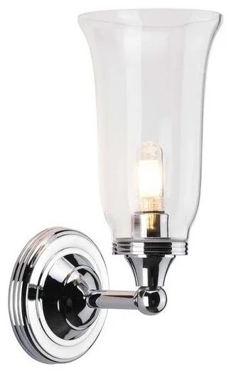 Απλίκα Φωτιστικό Τοίχου Μπάνιου LED G9 3W IP44 3000K Austen BATH-AUSTEN2-PC Elstead BATH-AUSTEN2-PC Νίκελ Ματ