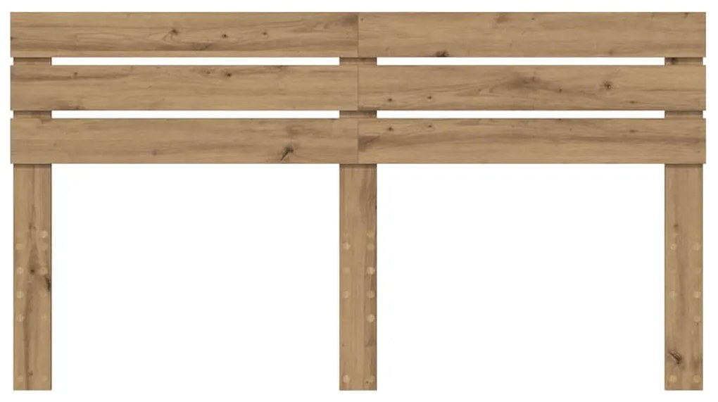 vidaXL Κεφαλάρι με κεφαλάρι Artisan Oak 200 cm Επεξεργασμένο ξύλο