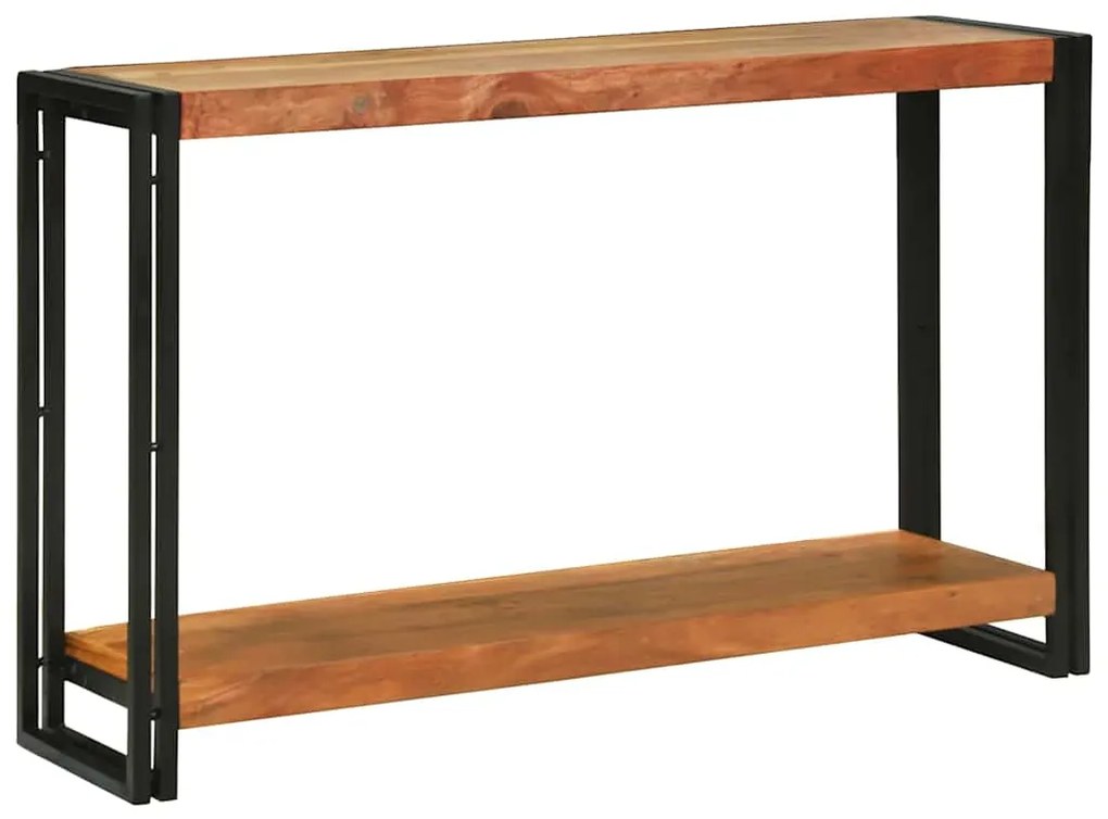 Τραπέζι κονσόλας Καφέ 120 x 33 x 75 εκ Μασίφ ξύλο ακακίας