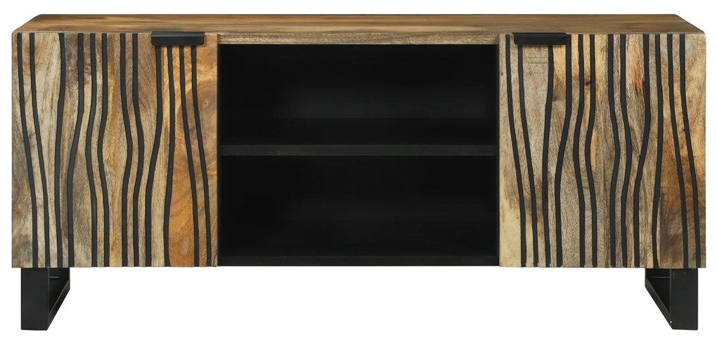 vidaXL Ντουλάπα Τηλεόρασης 105x33.5x46 cm Μασίφ ξύλο μάνγκο