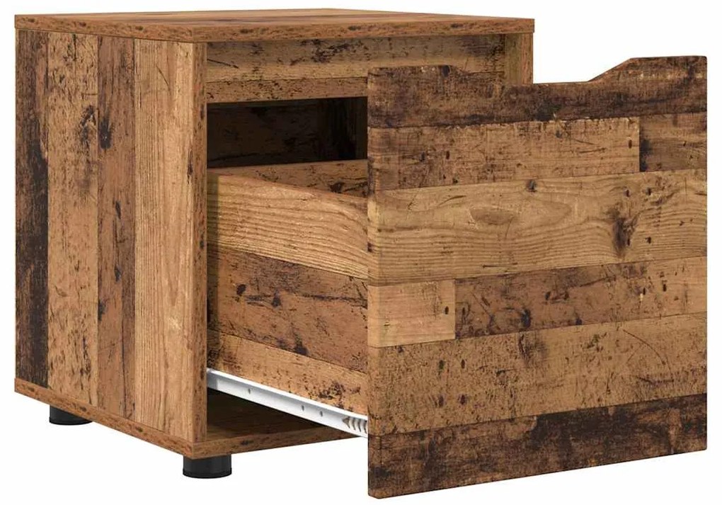 vidaXL Ντουλάπι Μπάνιου Παλιό Ξύλο 40,5 x 40 x 44 εκ