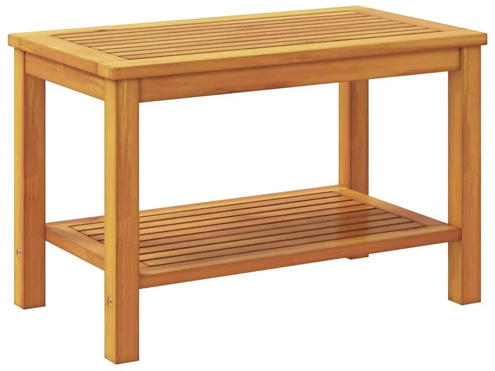 vidaXL Τραπεζάκι σαλονιού Καφέ 70 x 40 x 45 εκ. Μασίφ ξύλο ακακίας