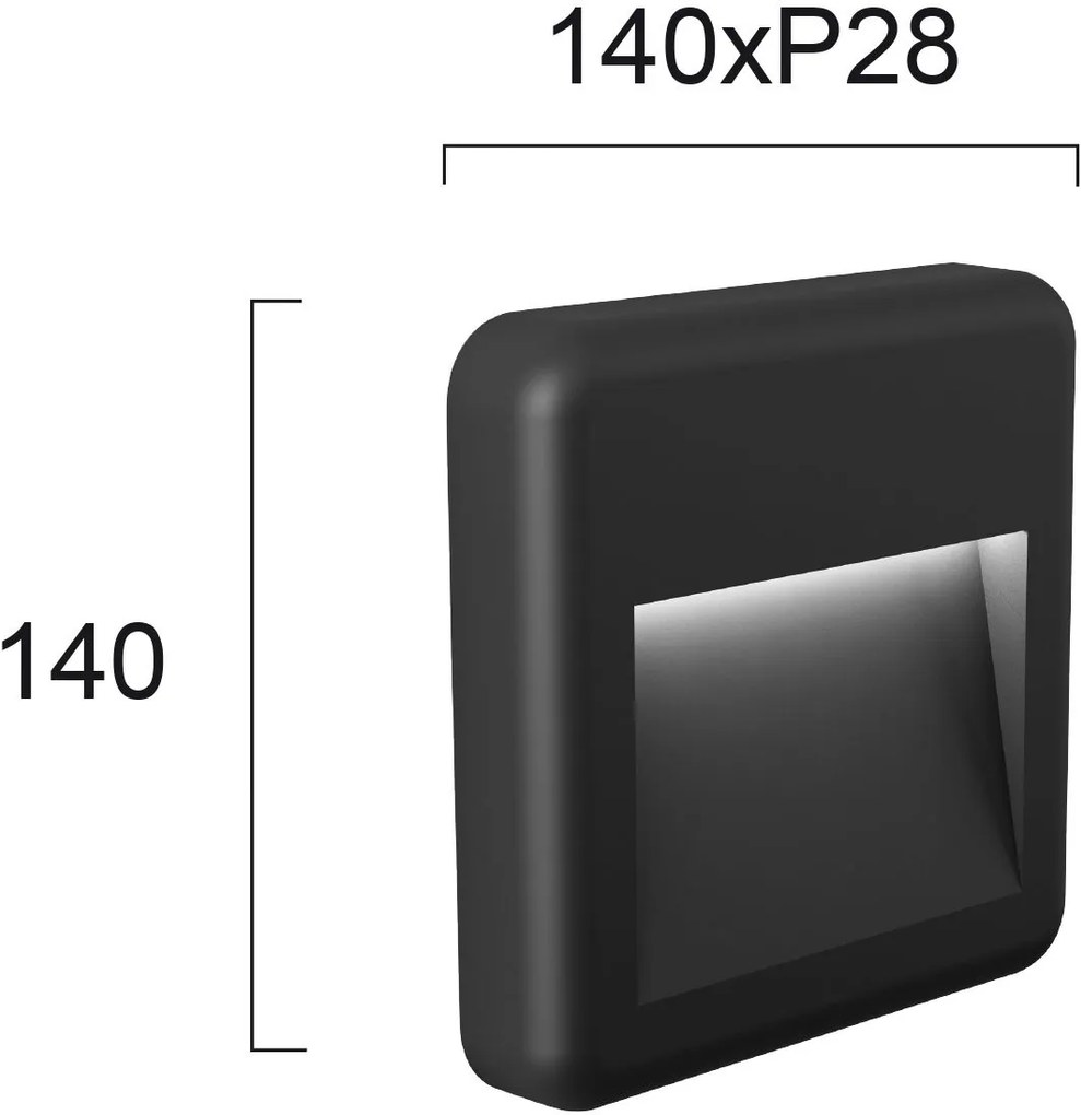 Απλίκα τοίχου Viokef Norma Square