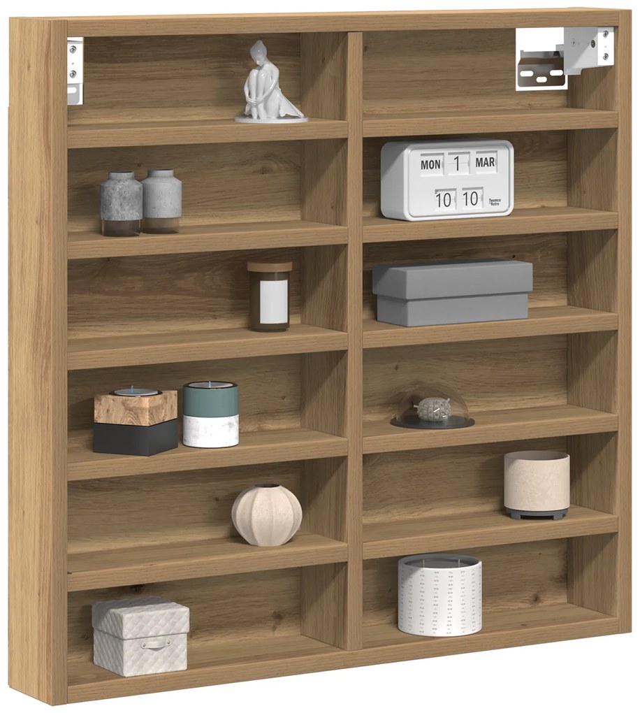 vidaXL Βιτρίνα Καμπίνα από Ξύλο Δρυός 60x8,5x58 εκ. Συνθετικό Ξύλο