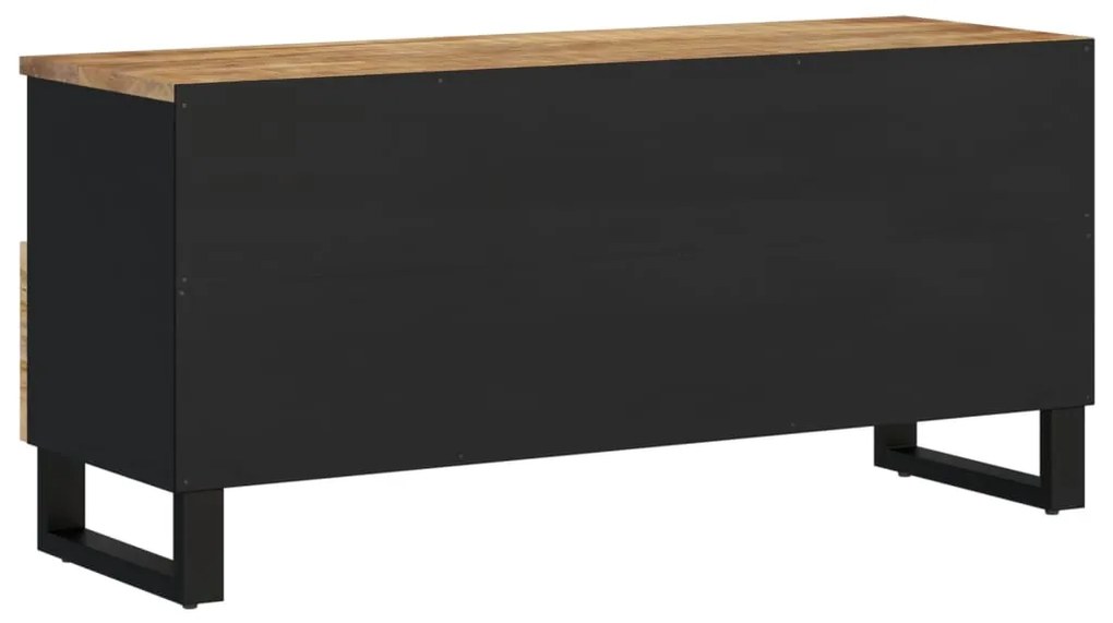 vidaXL Έπιπλο Τηλεόρασης 100x33x46 εκ. Μασίφ Ξύλο Μάνγκο &amp; Επεξ. Ξύλο