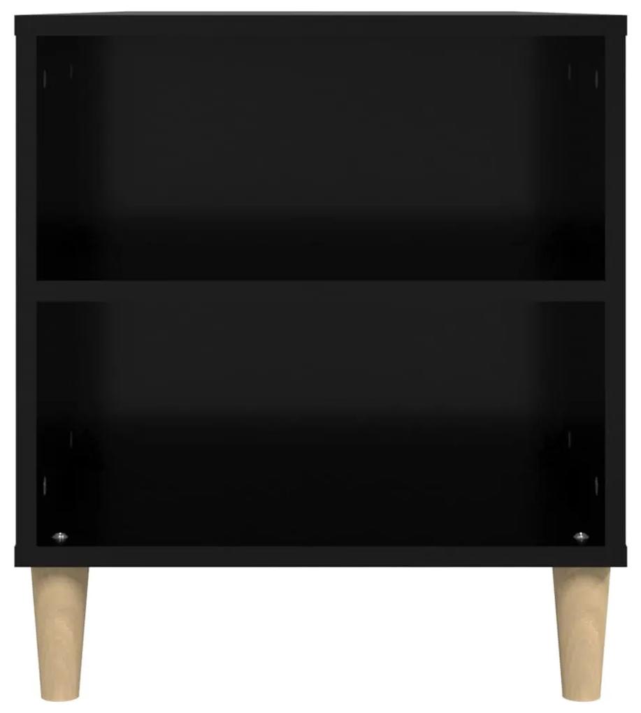 Έπιπλο Τηλεόρασης Μαύρο 102x44,5x50 εκ. Επεξεργασμένο Ξύλο - Μαύρο