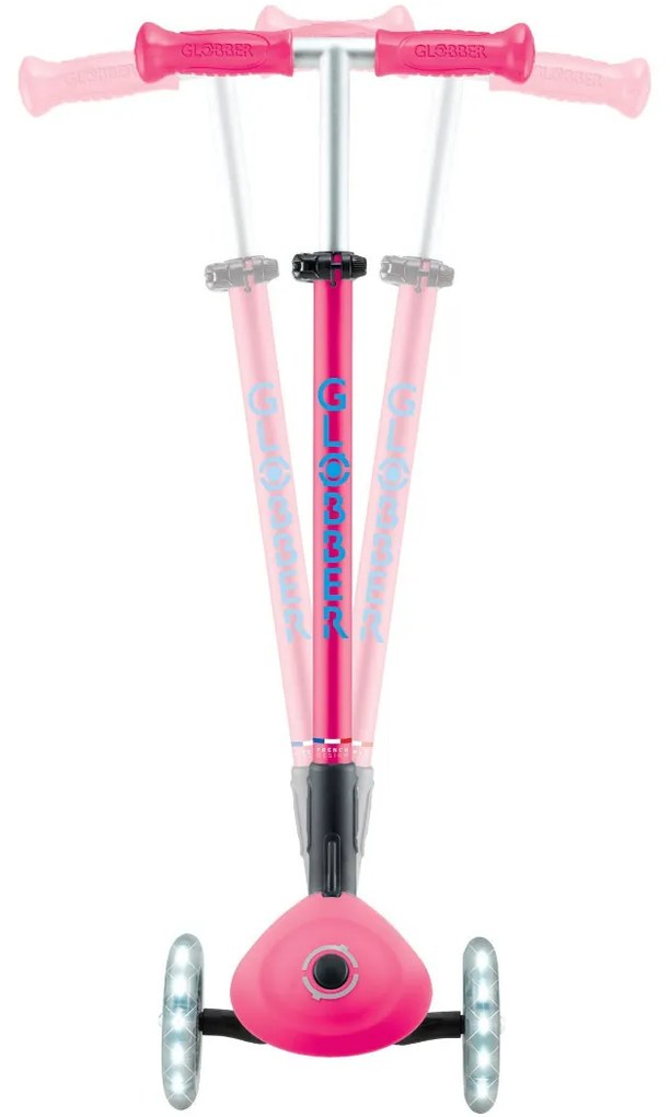 Globber Scooter Elite Lights V2 Fuchsia