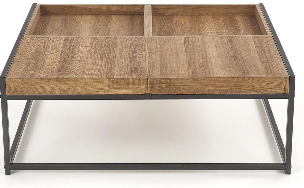 Frey Τραπεζάκι Σαλονιού Καφέ 84x80x30