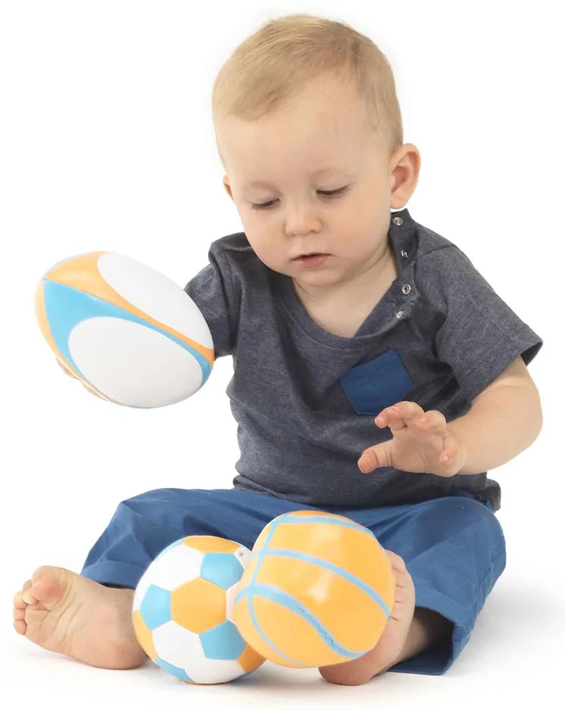 Μπάλες Δραστηριοτήτων (Σετ 3τμχ) Baby To Love Μπαλίτσες Αθλημάτων