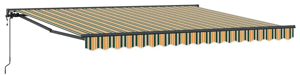 vidaXL Σκηνίτσα Αναδιπλούμενη Πράσινο και Κίτρινο 400 x 300 εκ