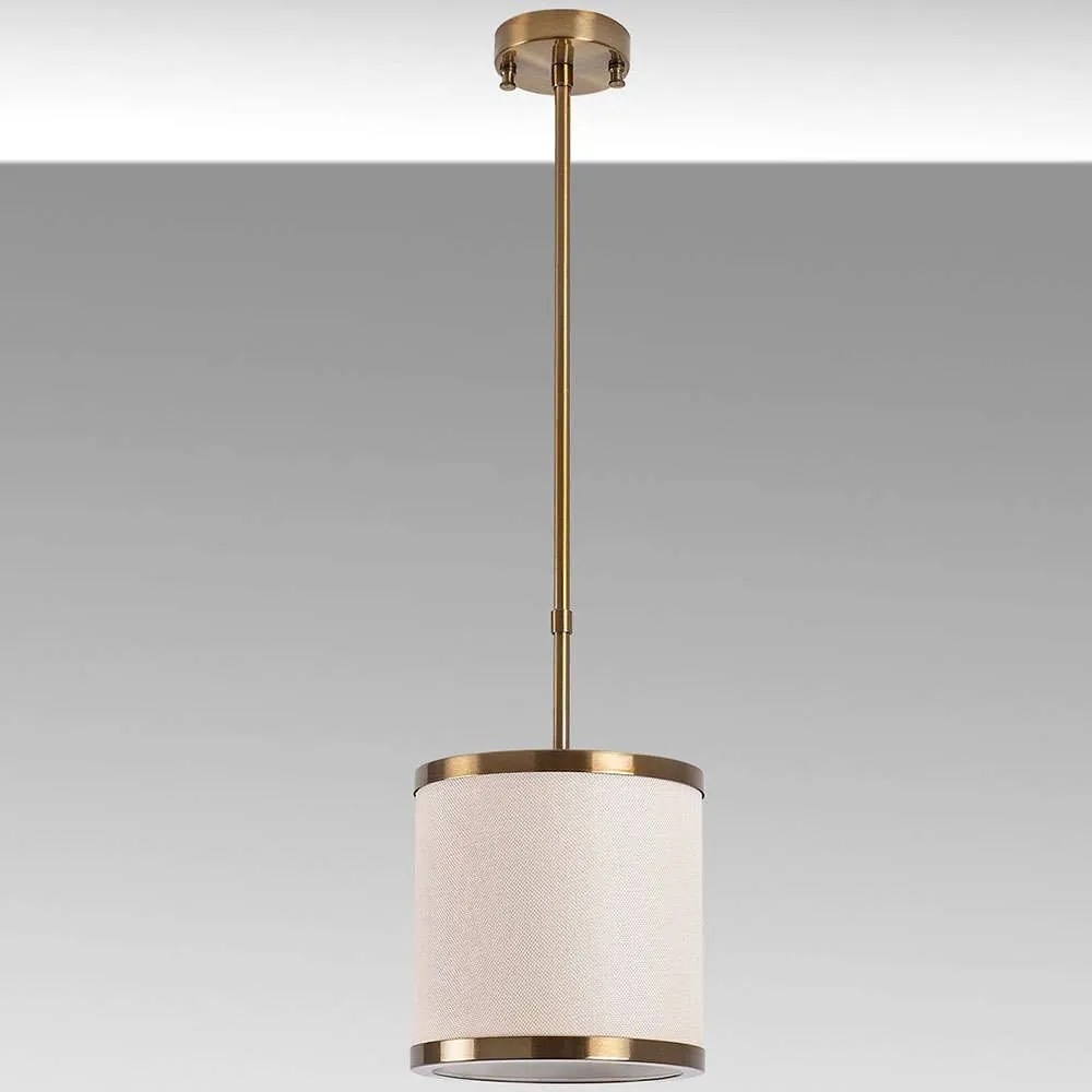 Φωτιστικό Οροφής Way 942FLG1364 20x20x75cm E27 40W Gold-Cream Opviq
