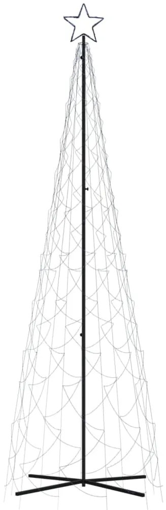 vidaXL Χριστουγεννιάτικο Δέντρο Κώνος 500 LED Μπλε 100 x 300 εκ.