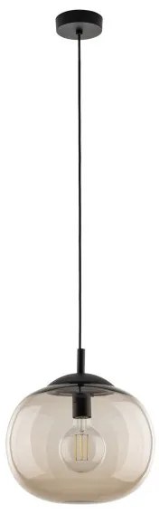 Κρεμαστό Φωτιστικό Οροφής 25cm E27 15W IP20 Vibe TK Lighting-4676-Μαύρο 4676