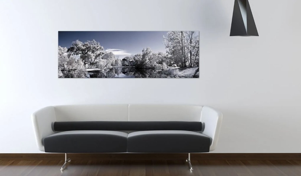 Πίνακας - Wintry Lake 135x45