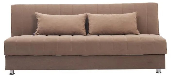 Καναπές - Κρεβάτι New Leon FL342 Καφέ -Καφέ Ρίγα 190x85x83 εκ. 190x85x83 εκ.