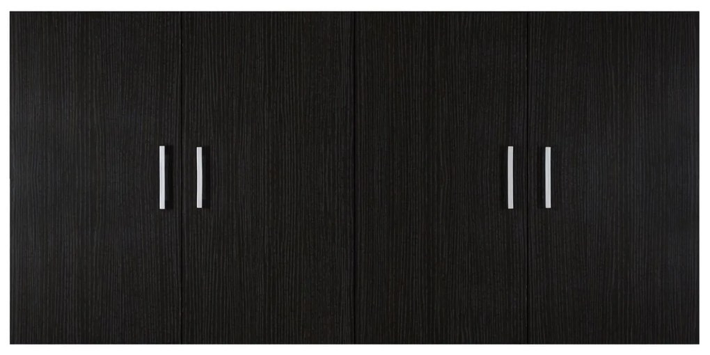 Πατάρι Τετράφυλλης Ντουλάπας Fernanda HM352.01 120x42x60cm Zebrano Four Door Μελαμίνη