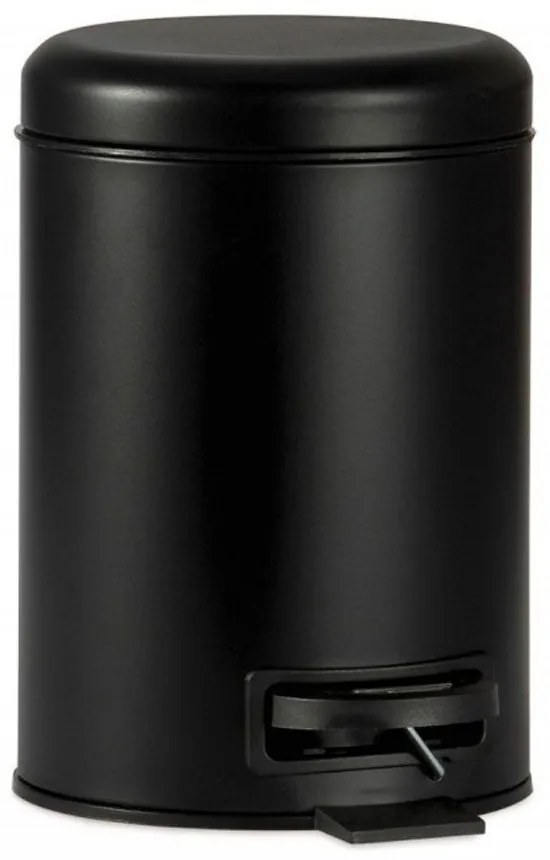 Κάδος Απορριμμάτων AH-BA72133 3L Matt Black Andrea House Μέταλλο