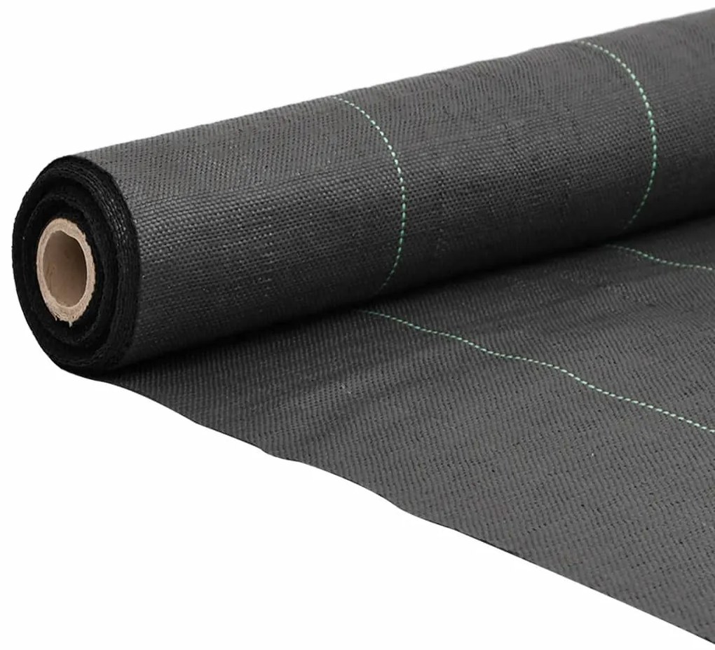 vidaXL Μεμβράνη Εδαφοκάλυψης Μαύρη 4x25 μ. από Πολυπροπυλένιο