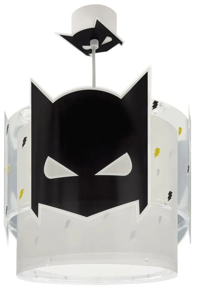 Φωτιστικό Οροφής Dark Hero 61802 27x27x9cm 1xE27 15W White-Black Ango