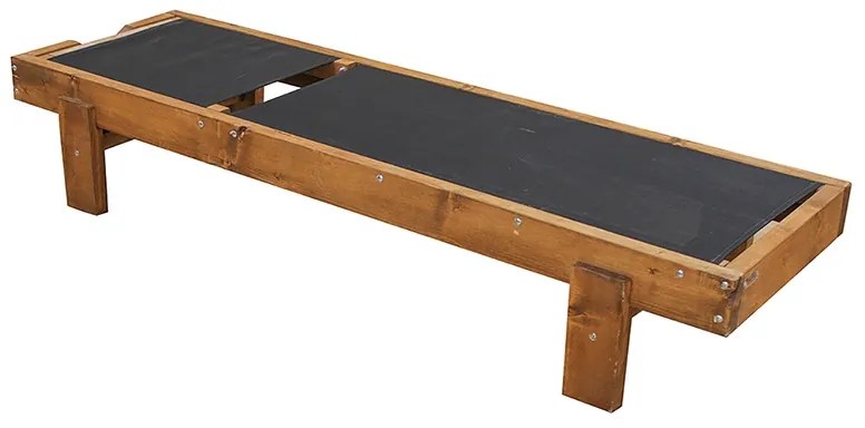LEDA ΞΑΠΛΩΣΤΡΑ ΞΥΛ./TEXTILENE 2X2 70X200X35ΕΚ. ΚΑΡΥΔΙ