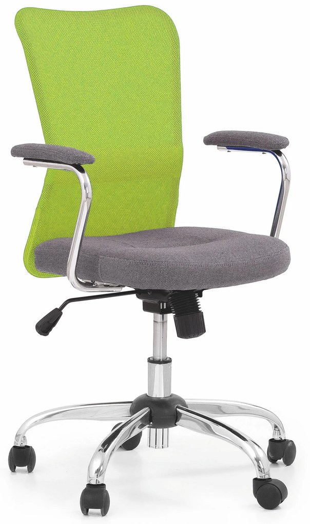 ANDY chair color: grey/lime green DIOMMI V-CH-ANDY-FOT-LIMONKOWY