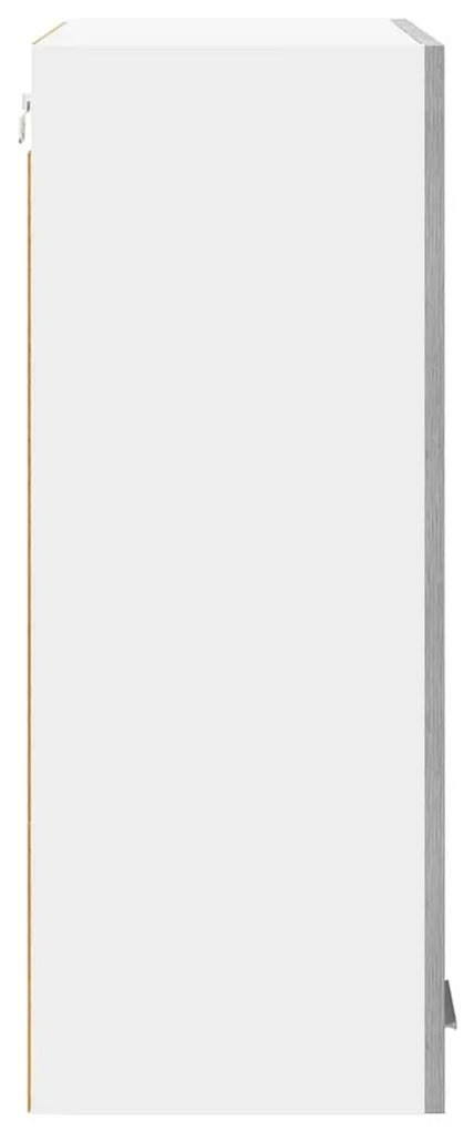 vidaXL Κρεμαστό ντουλάπι με αποθήκευση Γκρίζο Σονομα 60 x 31 x 80 εκ.