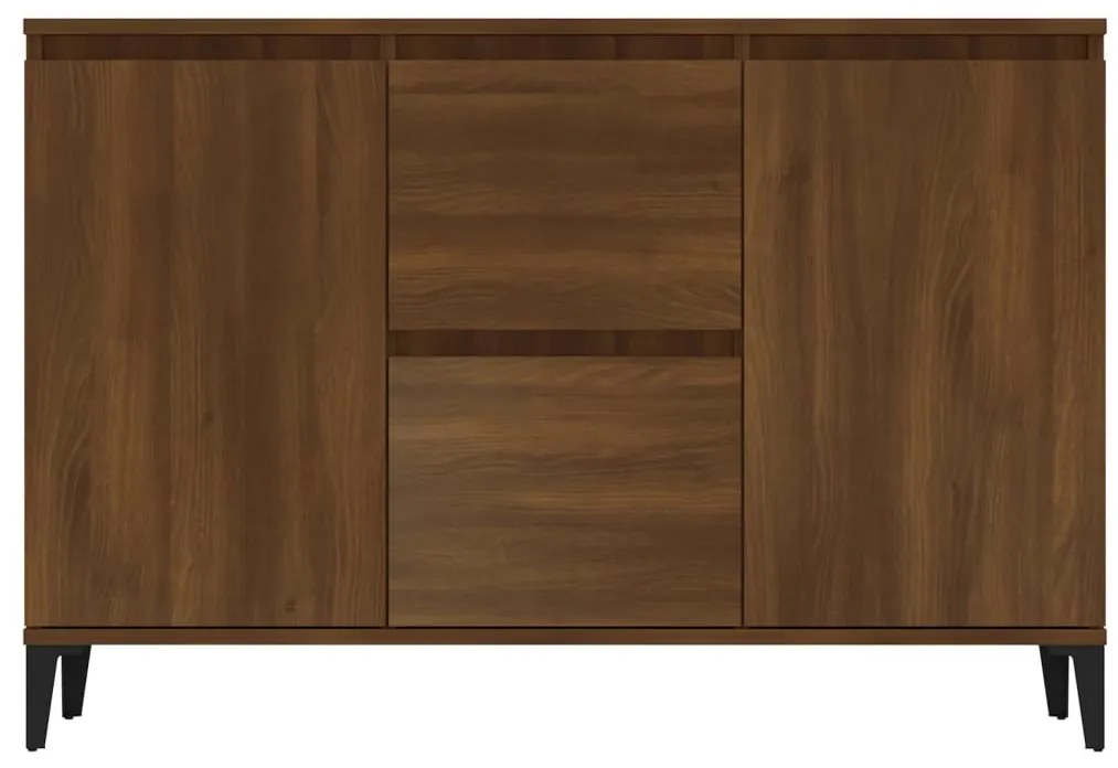 vidaXL Μπουφές Καφέ Δρυς 102 x 35 x 70 εκ. από Επεξεργασμένο Ξύλο