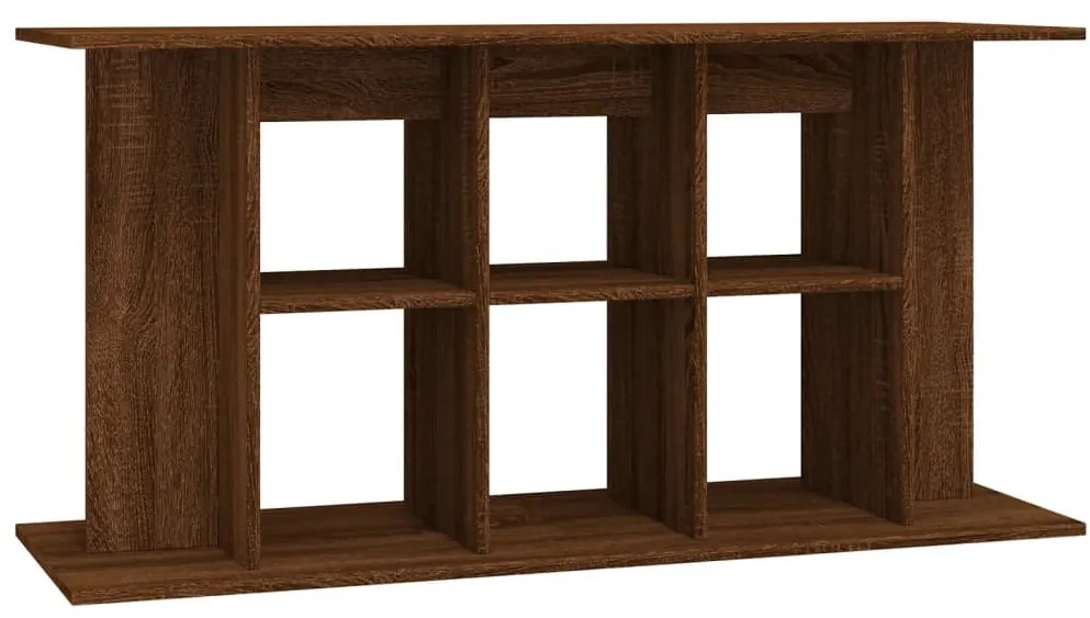 vidaXL Βάση Ενυδρείου Καφέ Δρυς 120x40x60 εκ. από Επεξεργασμένο Ξύλο