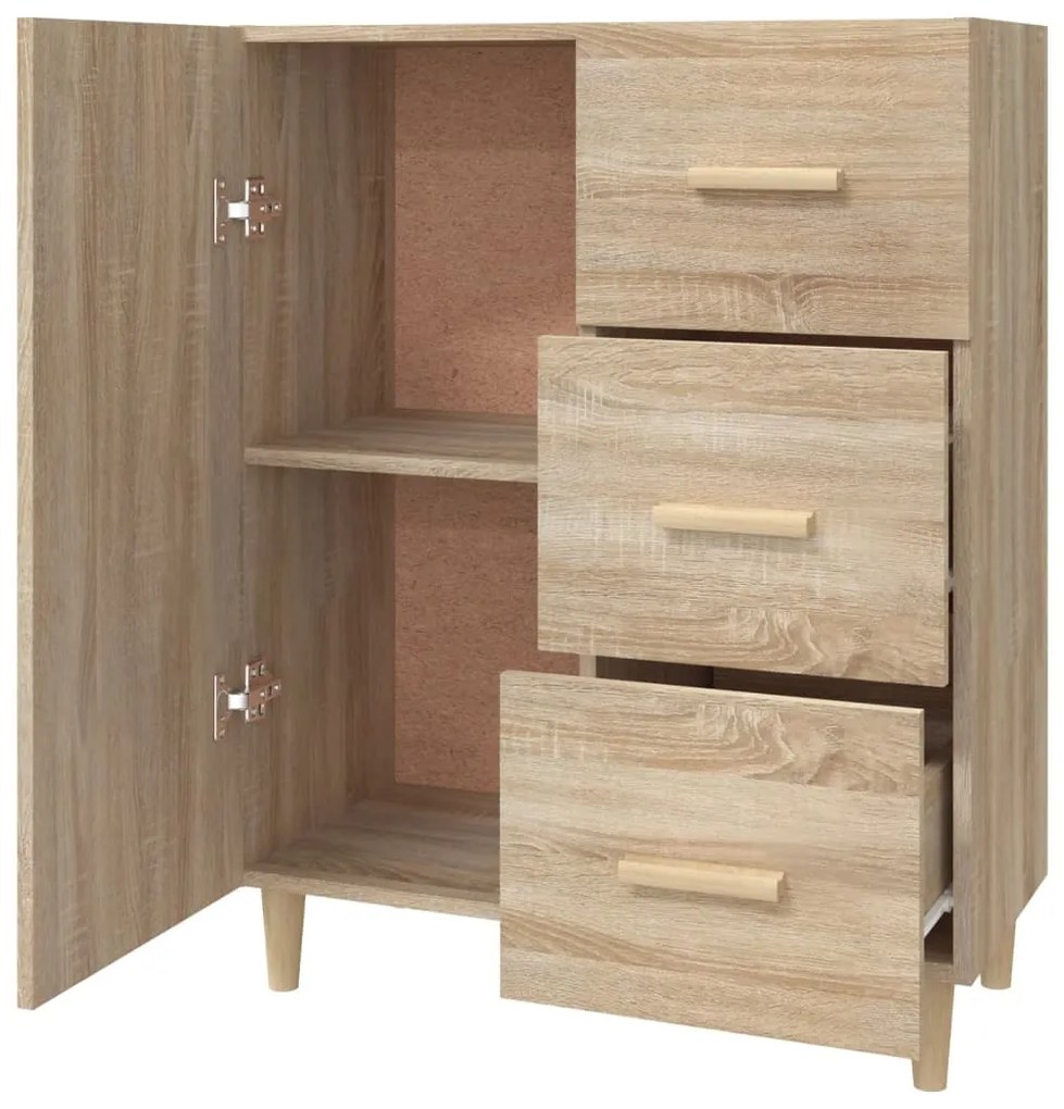 vidaXL Ντουλάπι Sonoma Δρυς 69,5 x 34 x 90 εκ. από Επεξεργασμένο Ξύλο