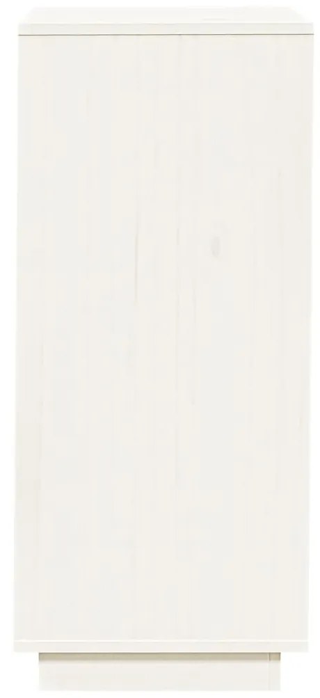 vidaXL Παπουτσοθήκη Λευκή 35 x 35 x 80 εκ. από Μασίφ Ξύλο Πεύκου