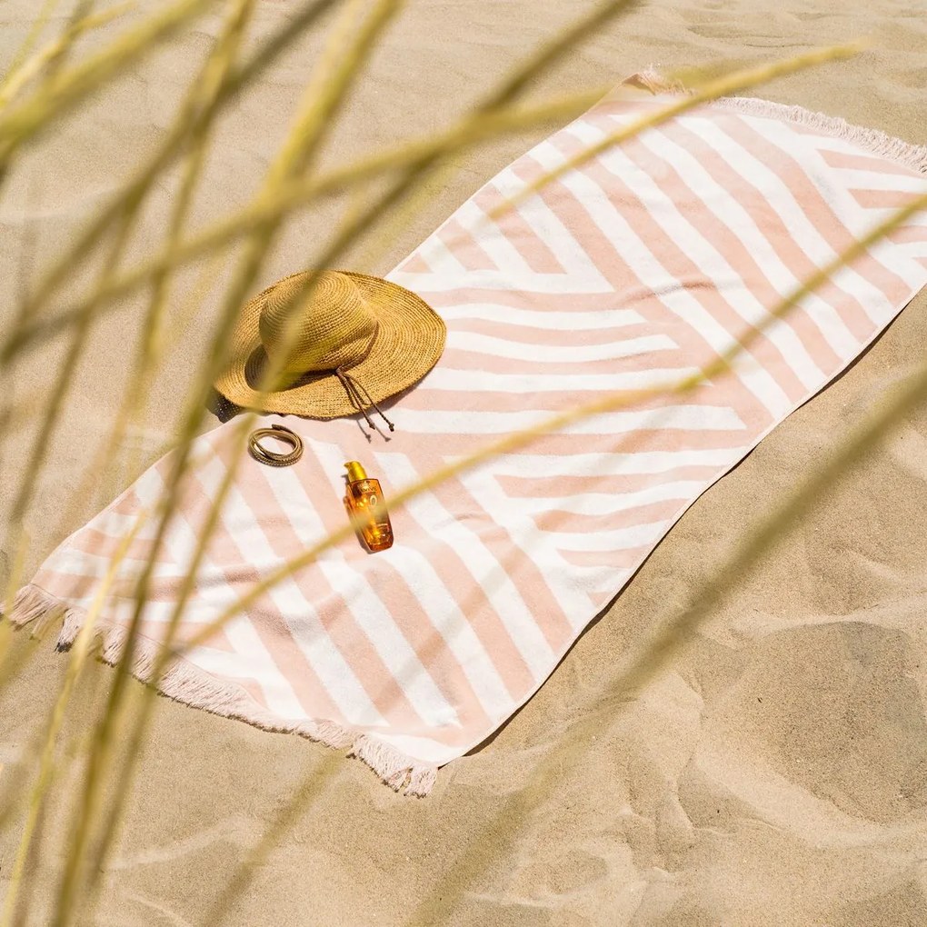Πετσέτα Θαλάσσης Summer Breeze 394-21 Sand Gofis Home Θαλάσσης 80x160cm 100% Cotton