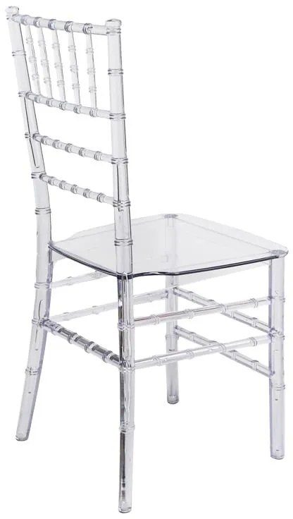 Καρέκλα Tiffany διάφανο pc 38.5x46x88εκ 38x38.5x88 εκ.