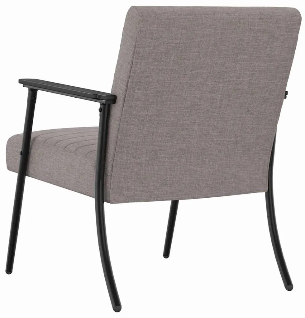 vidaXL Πολυθρόνα Taupe 59 x 75 x 78 εκ ύφασμα